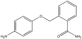 2-[(4-aminophenoxy)methyl]benzamide Structure