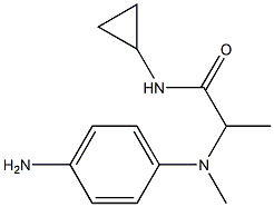  2-[(4-aminophenyl)(methyl)amino]-N-cyclopropylpropanamide