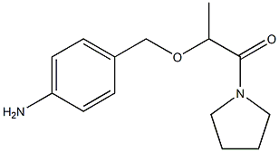 2-[(4-aminophenyl)methoxy]-1-(pyrrolidin-1-yl)propan-1-one|