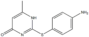 2-[(4-aminophenyl)sulfanyl]-6-methyl-1,4-dihydropyrimidin-4-one