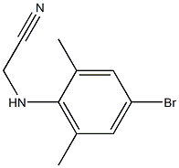2-[(4-bromo-2,6-dimethylphenyl)amino]acetonitrile Struktur
