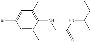 2-[(4-bromo-2,6-dimethylphenyl)amino]-N-(butan-2-yl)acetamide