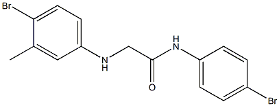 2-[(4-bromo-3-methylphenyl)amino]-N-(4-bromophenyl)acetamide Structure