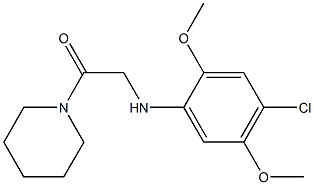 2-[(4-chloro-2,5-dimethoxyphenyl)amino]-1-(piperidin-1-yl)ethan-1-one