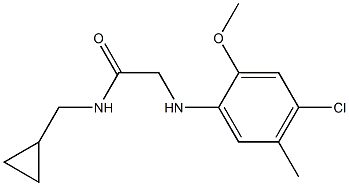 2-[(4-chloro-2-methoxy-5-methylphenyl)amino]-N-(cyclopropylmethyl)acetamide