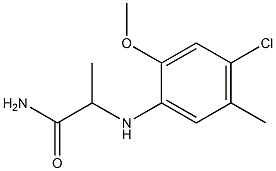 2-[(4-chloro-2-methoxy-5-methylphenyl)amino]propanamide