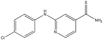 2-[(4-chlorophenyl)amino]pyridine-4-carbothioamide