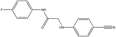 2-[(4-cyanophenyl)amino]-N-(4-fluorophenyl)acetamide