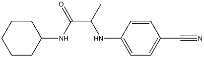 2-[(4-cyanophenyl)amino]-N-cyclohexylpropanamide
