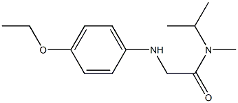 2-[(4-ethoxyphenyl)amino]-N-methyl-N-(propan-2-yl)acetamide