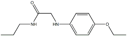  2-[(4-ethoxyphenyl)amino]-N-propylacetamide