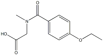 2-[(4-ethoxyphenyl)-N-methylformamido]acetic acid Structure