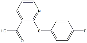 2-[(4-fluorophenyl)sulfanyl]pyridine-3-carboxylic acid|