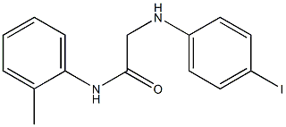  2-[(4-iodophenyl)amino]-N-(2-methylphenyl)acetamide