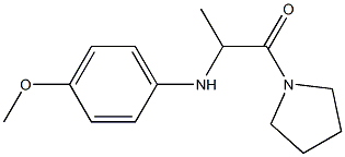 2-[(4-methoxyphenyl)amino]-1-(pyrrolidin-1-yl)propan-1-one