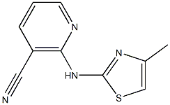 2-[(4-methyl-1,3-thiazol-2-yl)amino]nicotinonitrile Structure