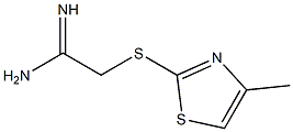  2-[(4-methyl-1,3-thiazol-2-yl)sulfanyl]ethanimidamide