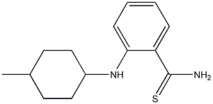 2-[(4-methylcyclohexyl)amino]benzene-1-carbothioamide Struktur