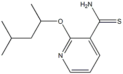 2-[(4-methylpentan-2-yl)oxy]pyridine-3-carbothioamide|