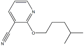 2-[(4-methylpentyl)oxy]pyridine-3-carbonitrile 结构式