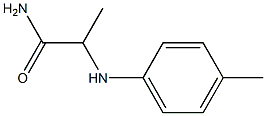 2-[(4-methylphenyl)amino]propanamide Structure