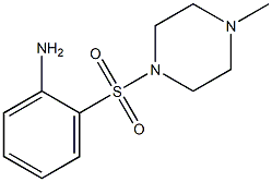 2-[(4-methylpiperazin-1-yl)sulfonyl]aniline Structure
