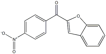 2-[(4-nitrophenyl)carbonyl]-1-benzofuran,,结构式