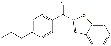 2-[(4-propylphenyl)carbonyl]-1-benzofuran Struktur