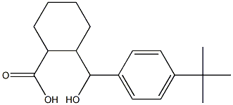 2-[(4-tert-butylphenyl)(hydroxy)methyl]cyclohexane-1-carboxylic acid Structure