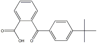 2-[(4-tert-butylphenyl)carbonyl]benzoic acid Structure