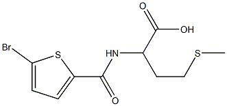 2-[(5-bromothiophen-2-yl)formamido]-4-(methylsulfanyl)butanoic acid