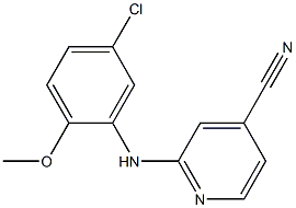  2-[(5-chloro-2-methoxyphenyl)amino]pyridine-4-carbonitrile