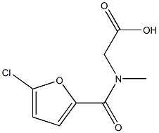 2-[(5-chlorofuran-2-yl)-N-methylformamido]acetic acid