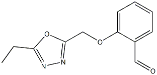 2-[(5-ethyl-1,3,4-oxadiazol-2-yl)methoxy]benzaldehyde