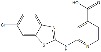 2-[(6-chloro-1,3-benzothiazol-2-yl)amino]pyridine-4-carboxylic acid