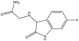 2-[(6-fluoro-2-oxo-2,3-dihydro-1H-indol-3-yl)amino]acetamide