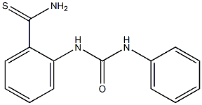 2-[(anilinocarbonyl)amino]benzenecarbothioamide Structure