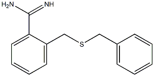 2-[(benzylsulfanyl)methyl]benzene-1-carboximidamide