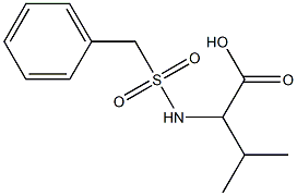 2-[(benzylsulfonyl)amino]-3-methylbutanoic acid Structure