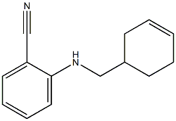 2-[(cyclohex-3-en-1-ylmethyl)amino]benzonitrile Structure