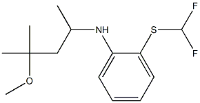 2-[(difluoromethyl)sulfanyl]-N-(4-methoxy-4-methylpentan-2-yl)aniline Structure