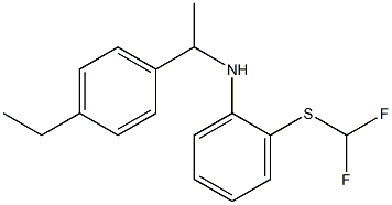  2-[(difluoromethyl)sulfanyl]-N-[1-(4-ethylphenyl)ethyl]aniline