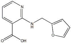 2-[(furan-2-ylmethyl)amino]pyridine-3-carboxylic acid Structure
