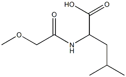  2-[(methoxyacetyl)amino]-4-methylpentanoic acid