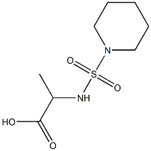 2-[(piperidine-1-sulfonyl)amino]propanoic acid