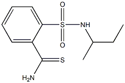  2-[(sec-butylamino)sulfonyl]benzenecarbothioamide