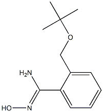 2-[(tert-butoxy)methyl]-N'-hydroxybenzene-1-carboximidamide 化学構造式