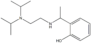 2-[1-({2-[bis(propan-2-yl)amino]ethyl}amino)ethyl]phenol