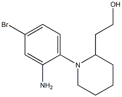 2-[1-(2-amino-4-bromophenyl)piperidin-2-yl]ethanol