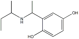  2-[1-(butan-2-ylamino)ethyl]benzene-1,4-diol